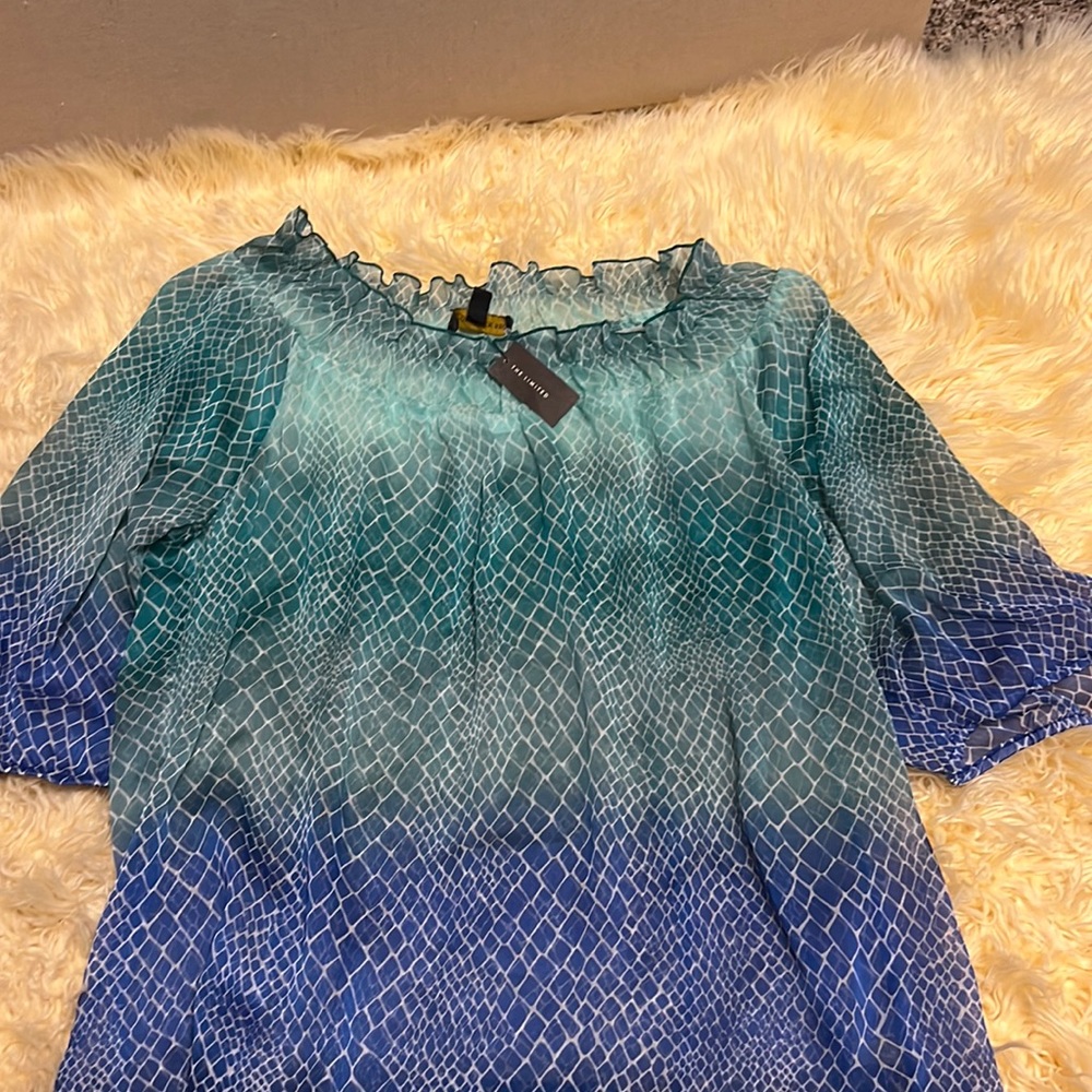 NWT, chiffon blouse